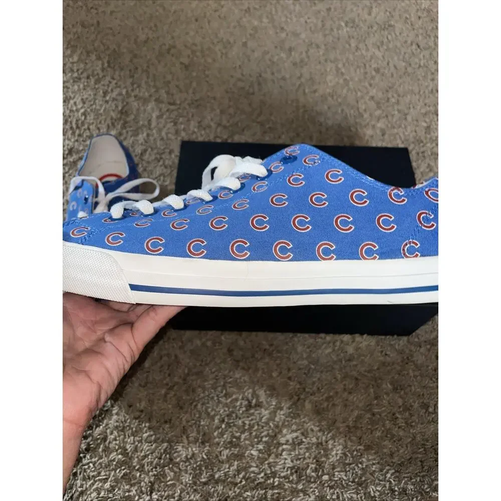 Row One Chicago Cubs Blue Shoes Sneakers Men's 13 Women's 14.5 MLB Baseball